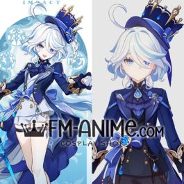 Genshin Impact Furina Pneuma and Ousia Cosplay Wig Commission, Silver ...